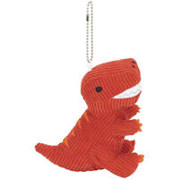 スケーター ぬいぐるみ マスコット キーホルダー ボールチェーン ディノサウルス ティラノサウルス 464802 1個（直送品）