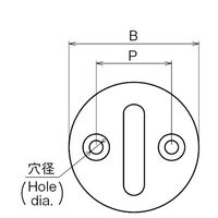 浅野金属工業 オープンラウンドアイ/5 AK3025 1個（直送品）