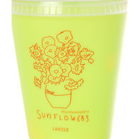 （世界の名作）カラーチェンジタンブラー(M) ひまわり LAKOLE/ラコレ