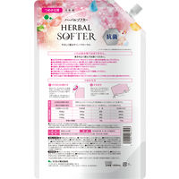 ハーバルソフター 抗菌剤配合 詰替用1600mL サニーフローラルの香り 柔軟剤 抗菌 防臭 1セット（1個×6） ミツエイ