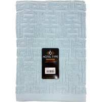 林 バスタオル　ホテルタイプ　バラエティカラー5　ブルー（青） 1セット（3枚）