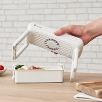 ライフオンプロダクツ お弁当用クールファン リリーホワイト LCAKC001-LW 1台