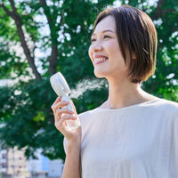 ライフオンプロダクツ ミストハンディファン リリーホワイト LCAF016-LW 1台