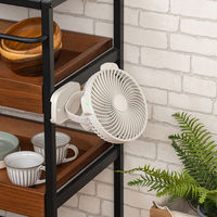 ライフオンプロダクツ 暑さ指数表示付人感センサーマグネットファン リリーホワイト LCAF030-LW 1台