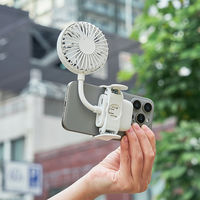 ライフオンプロダクツ スマホも挟める薄型クリップファン リリーホワイト LCAF021-LW 1台