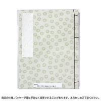 ササガワ 芳名帳 郵便番号枠付き 5行罫 草 31-141 1冊
