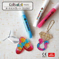 ヤマト グラスデコ オーナメントプレートパック ジュエル GDP-J1 1個(6枚入)