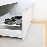 サンベルム キッチンマット 約奥行47×幅180cm アイボリー Pally Pally K74109 1個