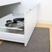 サンベルム キッチンマット 約奥行47×幅180cm ブラウン Pally Pally K74110 1個