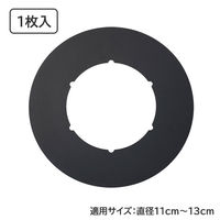 伸晃 ガスコンロ プロテクトシート サークル ブラック ベラスコート KHPーCBK 1個