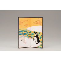 BSS BSS金屏風ミニ 二曲一隻 03-5249 1セット(1枚×5)（直送品）