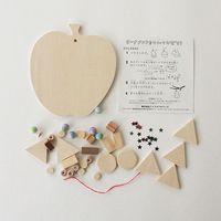 アイスタジオウッズ オーナメントをつくろう<リンゴ> 08-7613 1セット（直送品）