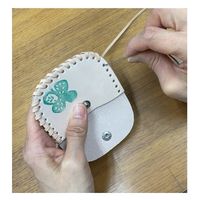 クラフト社 小銭入れ A ホック止め付 18-4206 1セット(1セット×5)（直送品）