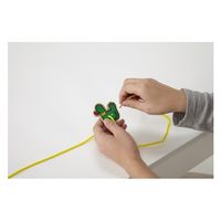 DLM 木製紐とおし見本カードつき 375128 1個（直送品）