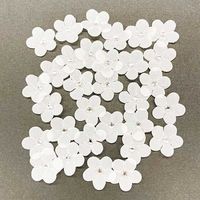 花岡 ペーパーインテリジェンス フラワーマルシェヴェラムビジューホワイト 4108609 1パック×5（直送品）