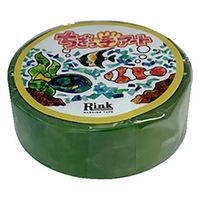 リンレイ マスキングテープ 彩り水彩 みどり 4110171スイサイ ミドリ 1セット(1個×5)（直送品）
