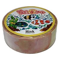 リンレイ マスキングテープ 彩り水彩 しろ 4110174スイサイ シロ 1セット(1個×5)（直送品）