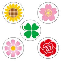 オキナ パリオシール PSHMAS 花 1セット(1パック×5)（直送品）