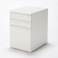 無印良品 スチールキャビネット ライトグレー 幅３９．５×奥行５６×高さ５９．５ｃｍ 良品計画