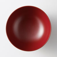 無印良品 河和田塗り汁椀 朱 約直径１２ｘ高さ６．５ｃｍ 良品計画