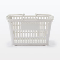 無印良品 ポリプロピレン 買い物かご 約幅３８．５×奥行２７×高さ２２ｃｍ 1セット（1個×10） 良品計画