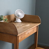 YAMAZEN 11cm 2WAY 卓上・クリップ扇風機 USB充電式 タッチスイッチ式 YJ-CT114(W) 1台