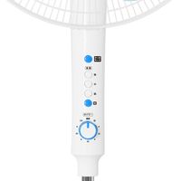 YAMAZEN 40cm フロア扇風機 押しボタンスイッチ ターボモード搭載 風量6段階 YFT-B406(W) 1台