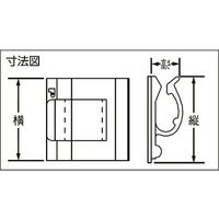 PANDUIT 固定具 コードクリップ アクリル系粘着テープ付耐候性黒100個入 ACC62-AT-C0（直送品）