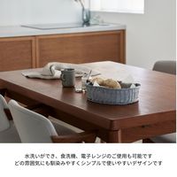 サンリツ KLEANE PLUS洗える抗菌素材のオーバルアメニティーバスケットS ブラウン 1個