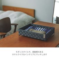 サンリツ KLEANE ZERO抗菌PPバンド素材の客室用浴衣置き グレー 　1セット（3個）