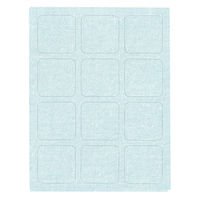 シヤチハタ 布に貼れるお名前シール 無地 20×20mm 48枚入 4974052083211 1袋(48枚入)（直送品）