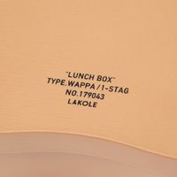 わっぱ風飯ごう型ランチボックス(L) ベージュ LAKOLE/ラコレ