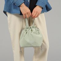 ランチ巾着トートバッグ グリーン LAKOLE/ラコレ