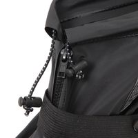 SHORT レインZIPシューズカバー ブラック [L]25.5～28cm(32cm以下の靴に対応) LAKOLE/ラコレ