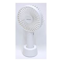 トレードワン ウィンジー USB充電式ハンディファン スタンド付 ホワイト 30812 1台