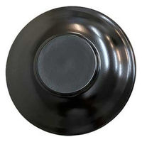 台和 百合茶托 溜裏艶消黒 5枚セット 1セット(5枚セット)×2（直送品）