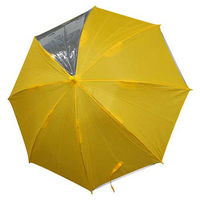 ハピラ 子供ジャンプ傘イエロー 窓付き 55cm H-616YE 1セット(5本)（直送品）