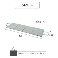 武田コーポレーション クイックマットレス オリーブ CM-175OV 1箱(6個入)（直送品）