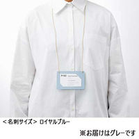 プラス オール紙製名札名刺サイズ CT-E5 グレー 1箱（直送品）