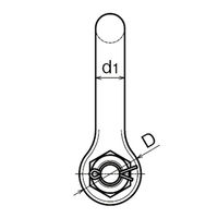 浅野金属工業 ダルマシャックル/22 AK2121 1セット(10個)（直送品）