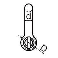 浅野金属工業 ピンシャックル(まわり止め付)/12 AK11057 1セット(10個)（直送品）