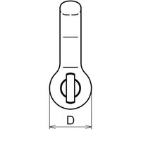 浅野金属工業 半丸シャックル/5 AK2015 1セット(10個)（直送品）