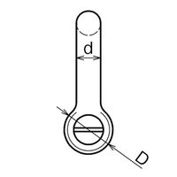 浅野金属工業 沈みシャックル/10 AK2102 1セット(3個)（直送品）