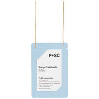 プラス オール紙製名札名刺サイズ CT-E5 Rブルー 1箱（直送品）