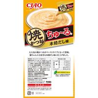いなば CIAO チャオ 焼かつおちゅ～る 猫 本格だし味 国産（8g×4本）2袋 キャットフード 猫用 おやつ