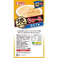いなば CIAO チャオ 焼かつおちゅ～る 猫 ほたて味 国産（8g×4本）2袋 キャットフード 猫用 おやつ
