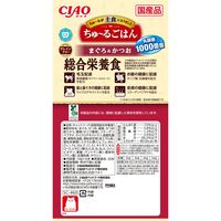 いなば CIAO チャオ ちゅ～るごはん 猫 総合栄養食 まぐろ＆かつお 国産（14g×4本）2袋 ちゅーる キャットフード 猫用 おやつ