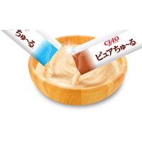 （バラエティパック）いなば CIAO チャオ ピュアちゅーる 猫 まぐろ・かつおバラエティ 国産（14g×40本）1袋 キャットフード おやつ