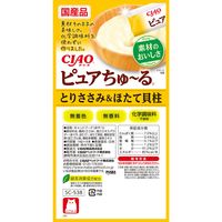 いなば CIAO チャオ ピュアちゅーる 猫 とりささみ＆ほたて貝柱 国産（14g×4本）6袋 ちゅ～る キャットフード ウェット 猫用 おやつ