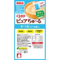 いなば CIAO チャオ ピュアちゅーる 猫 かつお かつお節入り 国産（14g×4本）6袋 ちゅ～る キャットフード ウェット 猫用 おやつ